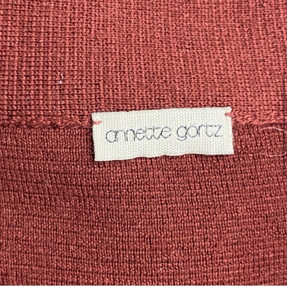 Annette Görtz Rust Extra Fine Merino Wool Sweater M - Picture 3 of 16